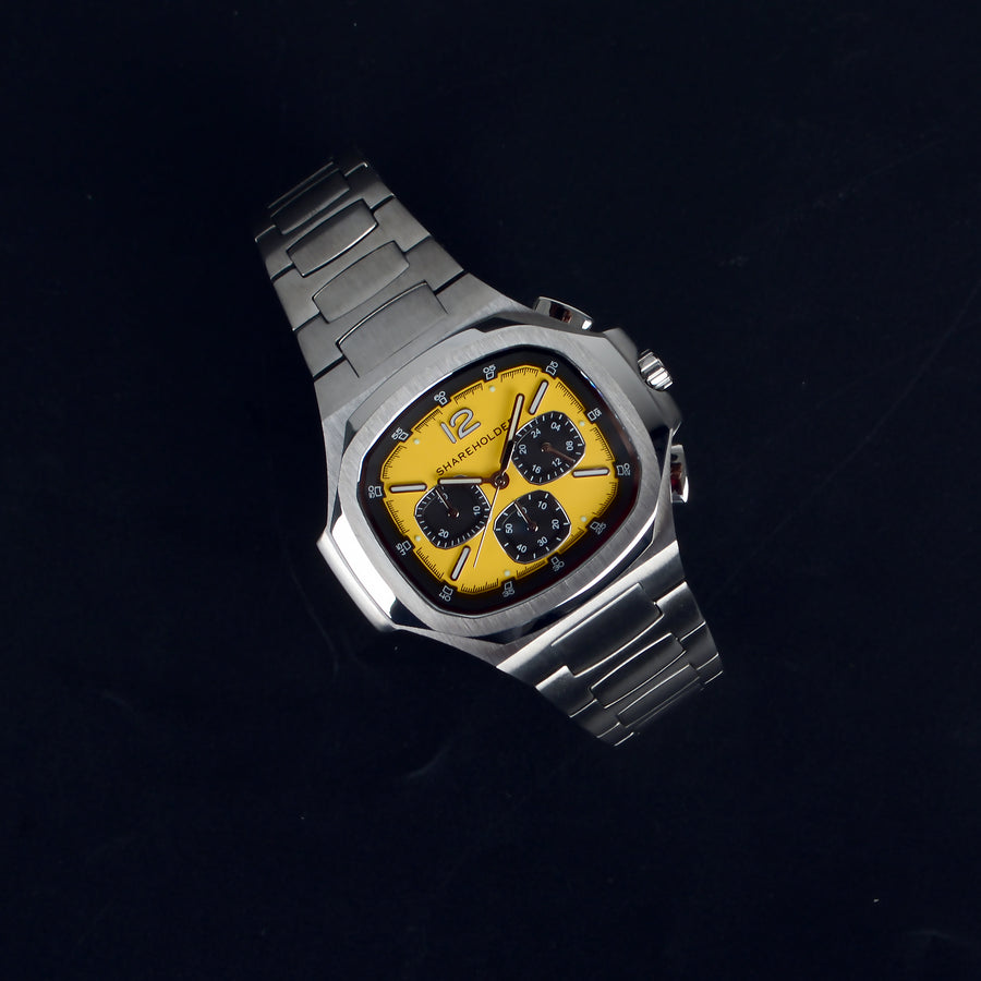 Frontliner Chronograph Stainless Steel Yellow