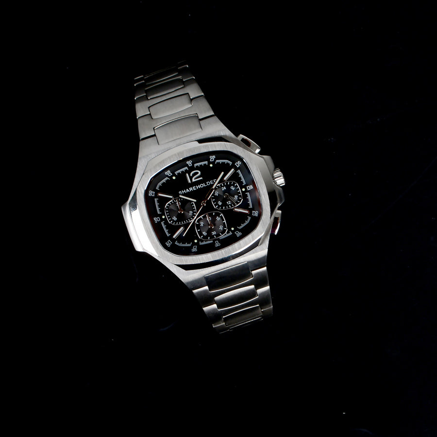 Frontliner Chronograph Stainless Steel Black